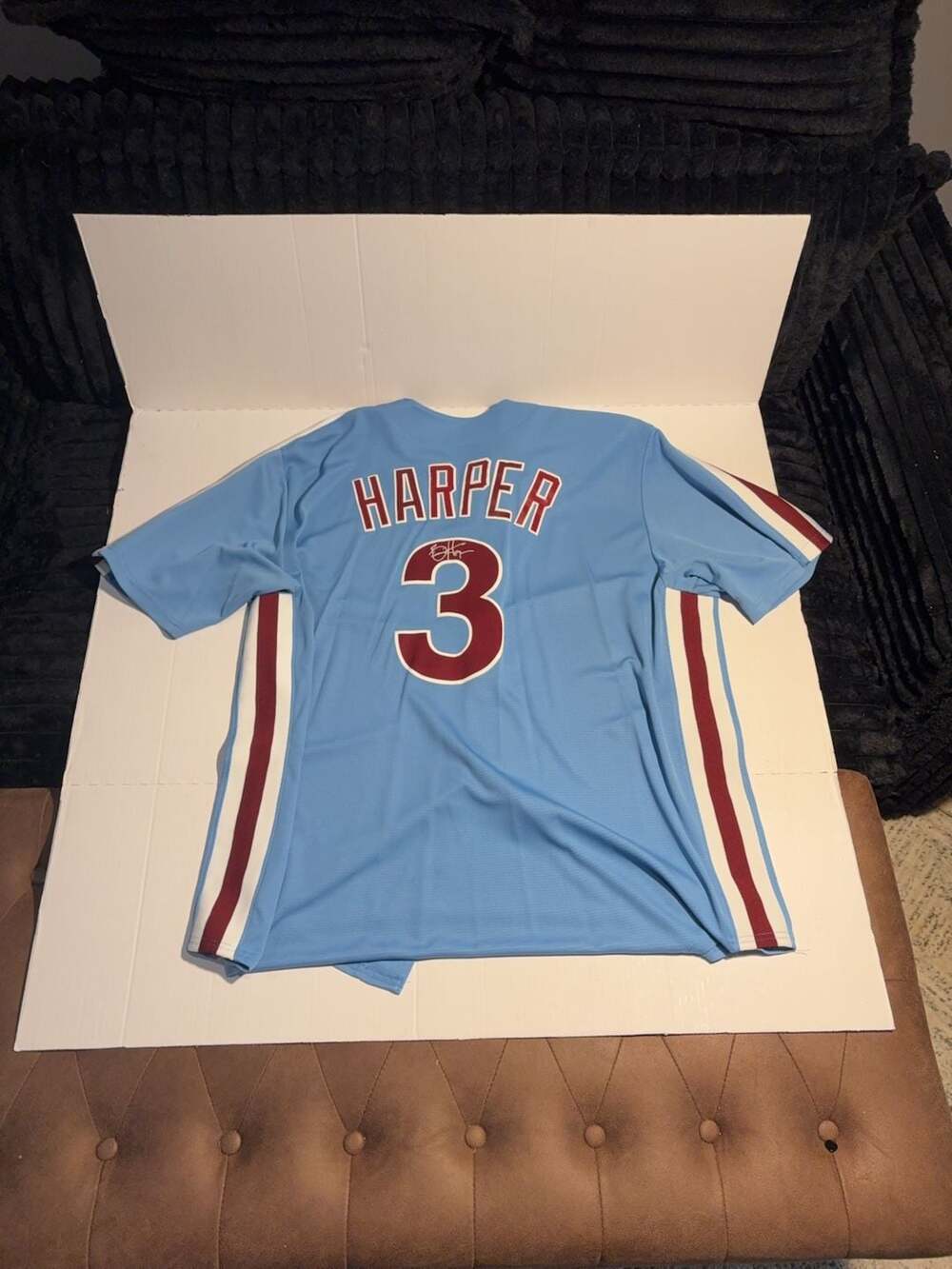 Majestic Philadelphia Phillies Bryce Harper Cooperstown Collection Jersey XXL